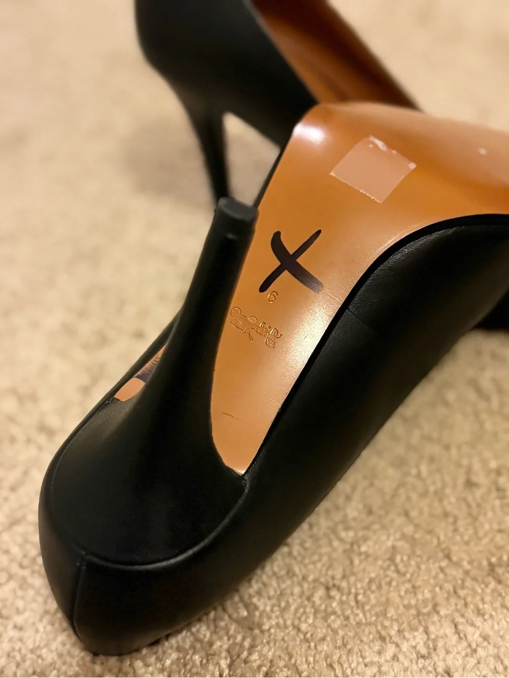 Coach Black Pointed-Toe Stiletto Pumps